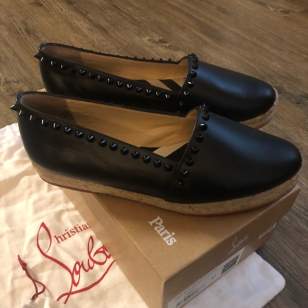 Christian Louboutin Ares Espadrille Flat Size 37